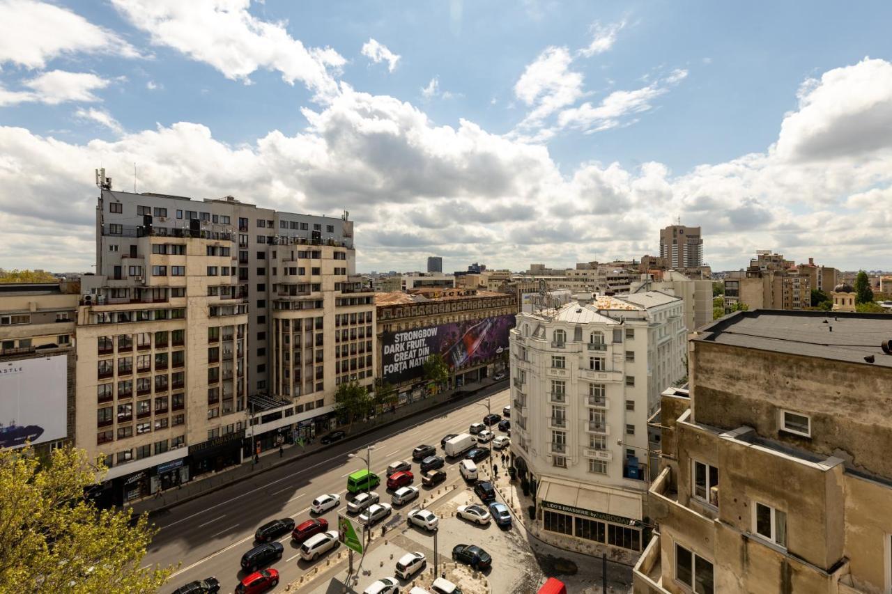 Metropole Apartments Panoramic Ateneum Bukarest Exterior foto