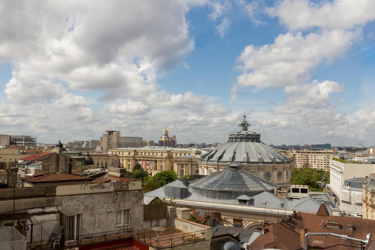 Metropole Apartments Panoramic Ateneum Bukarest Exterior foto